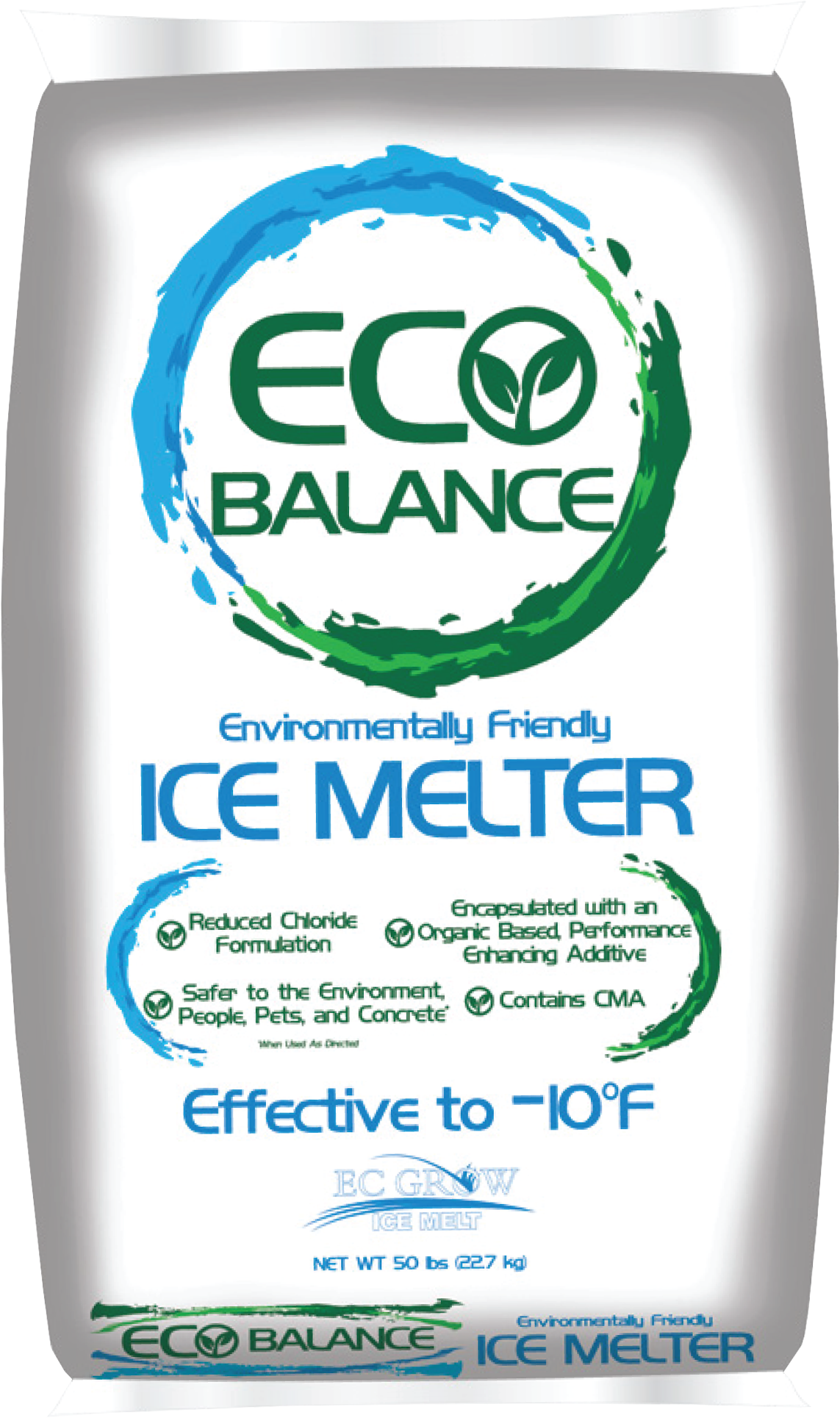 ECO Balance™ Ice Melter -10° F 50lb Bag - 49 per pallet - Snow & Ice Control